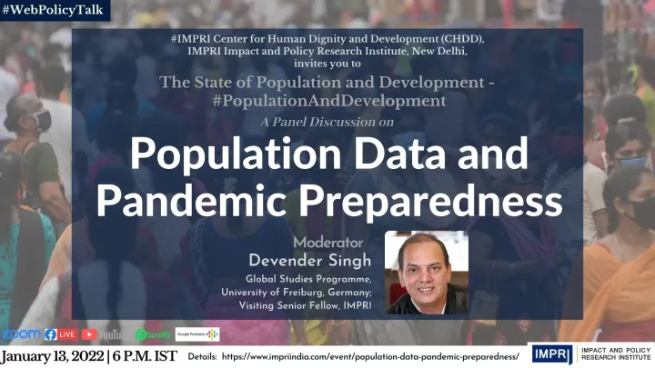 How Data Can Be Useful In Preparing For Health Crises And Pandemics In ...